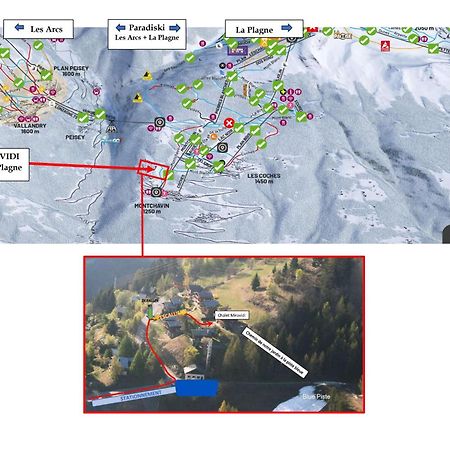 Chalet Miravidi, Montchavin-La Plagne, Jacuzzi & Sauna エクステリア 写真