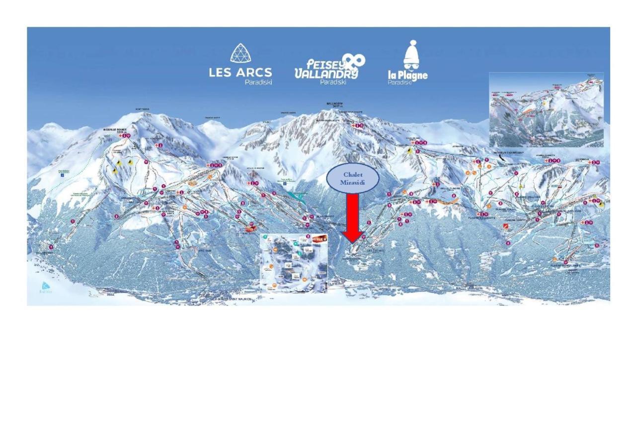 Chalet Miravidi, Montchavin-La Plagne, Jacuzzi & Sauna エクステリア 写真