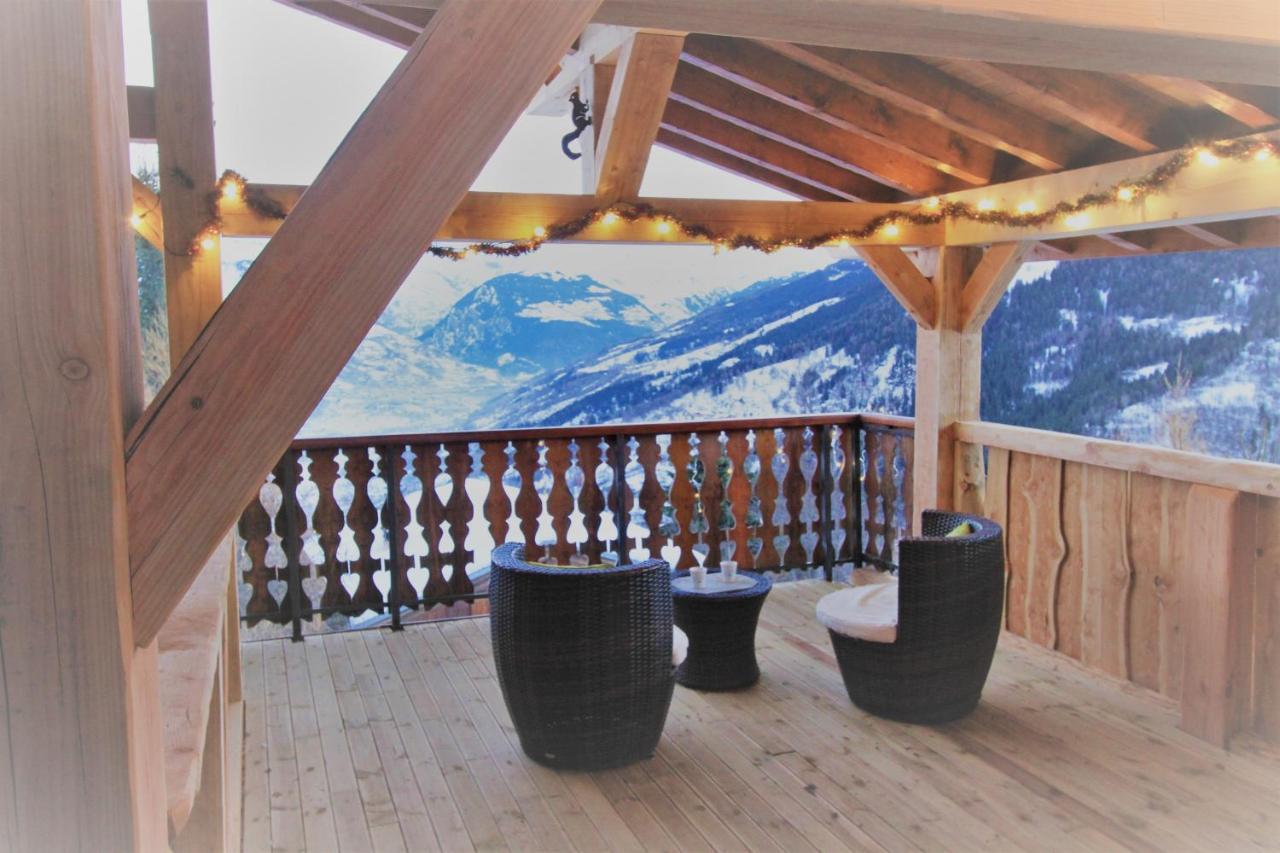 Chalet Miravidi, Montchavin-La Plagne, Jacuzzi & Sauna エクステリア 写真