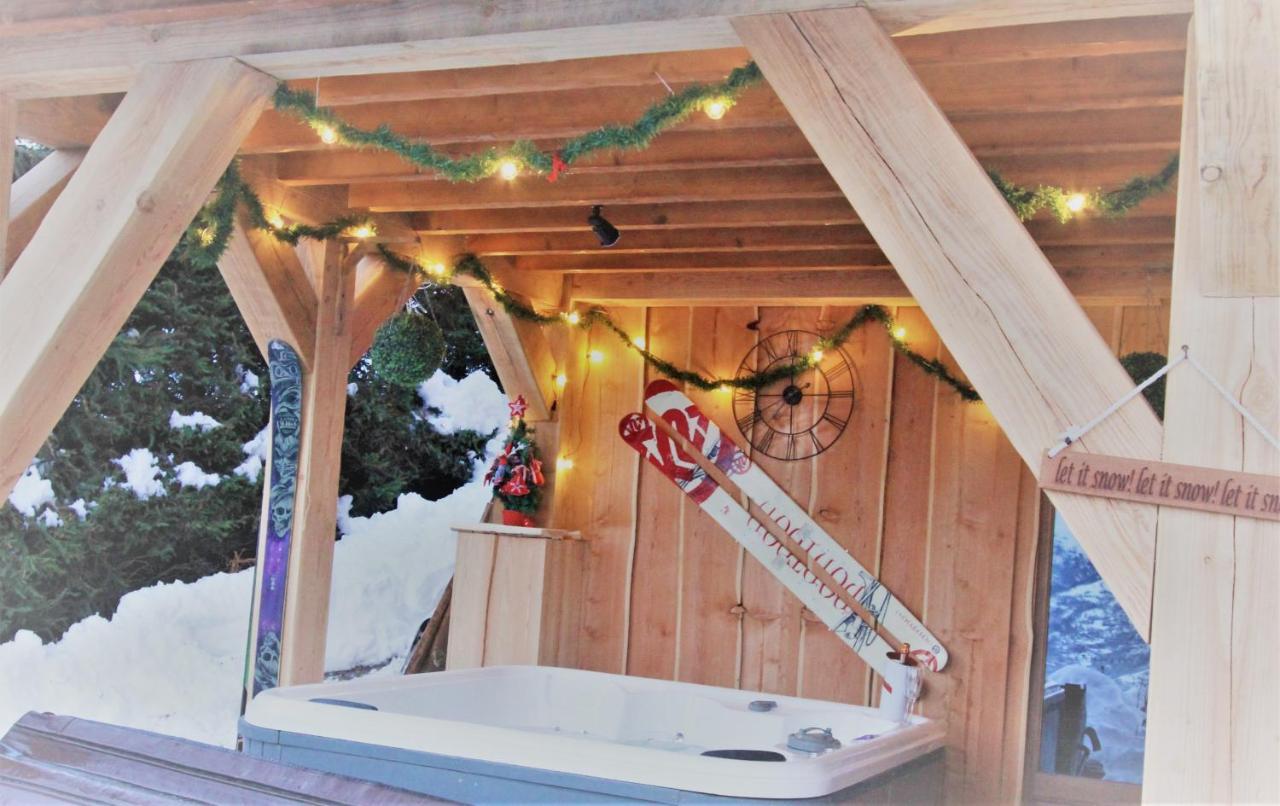 Chalet Miravidi, Montchavin-La Plagne, Jacuzzi & Sauna エクステリア 写真