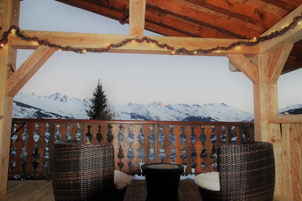 Chalet Miravidi, Montchavin-La Plagne, Jacuzzi & Sauna エクステリア 写真
