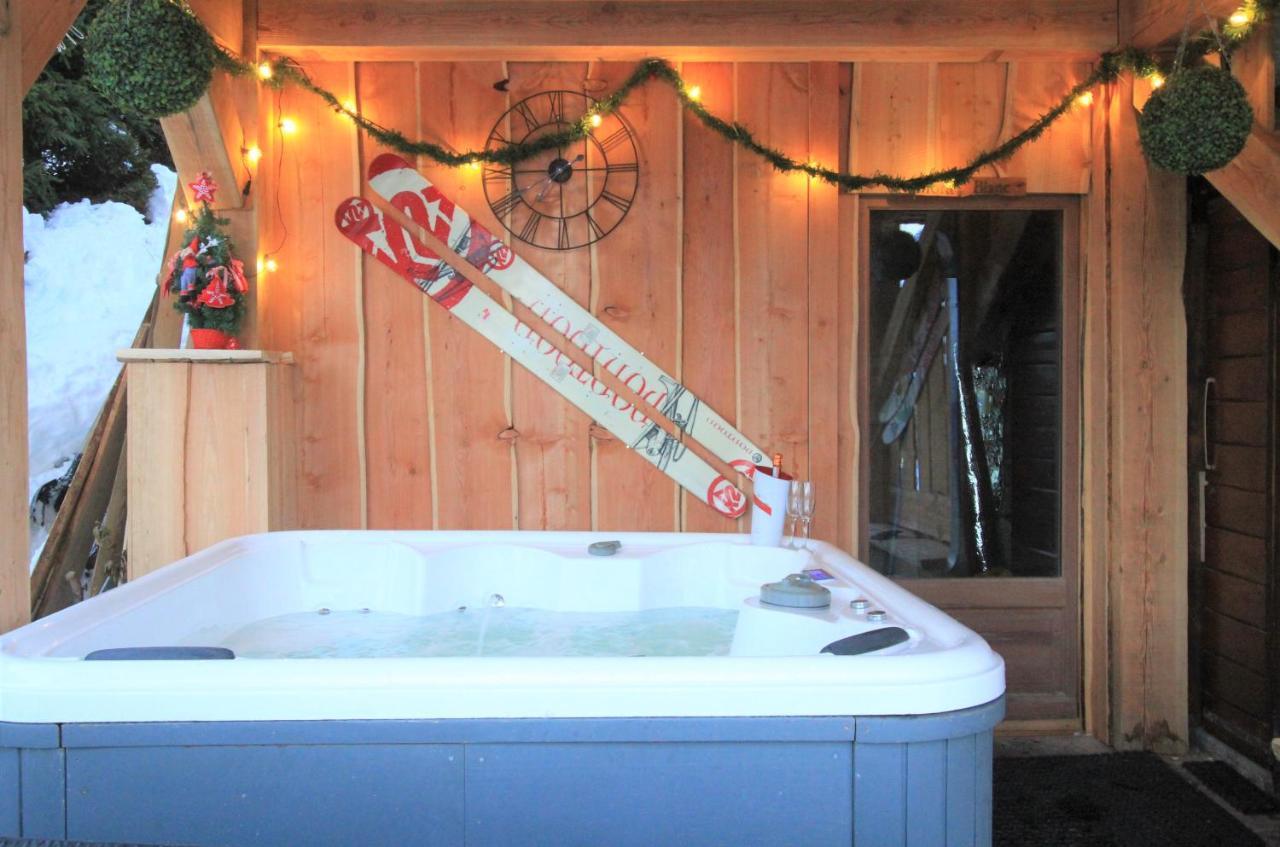Chalet Miravidi, Montchavin-La Plagne, Jacuzzi & Sauna エクステリア 写真