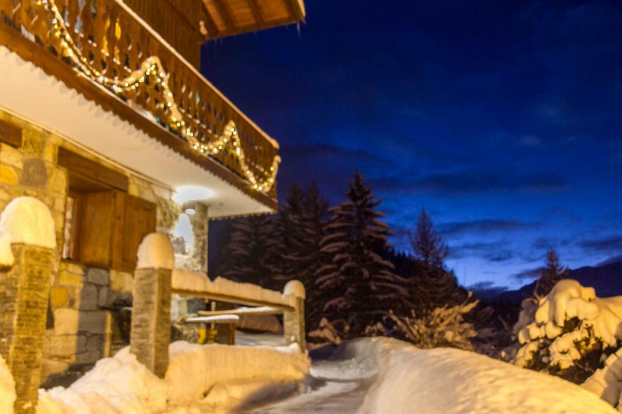 Chalet Miravidi, Montchavin-La Plagne, Jacuzzi & Sauna エクステリア 写真